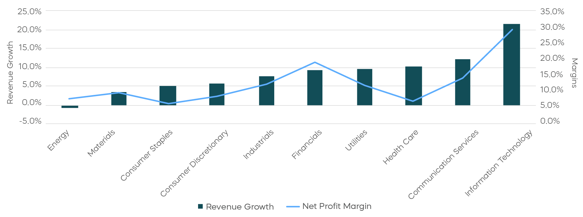 Tech Stocks: High Revenue Growth with Sector-Leading Margins